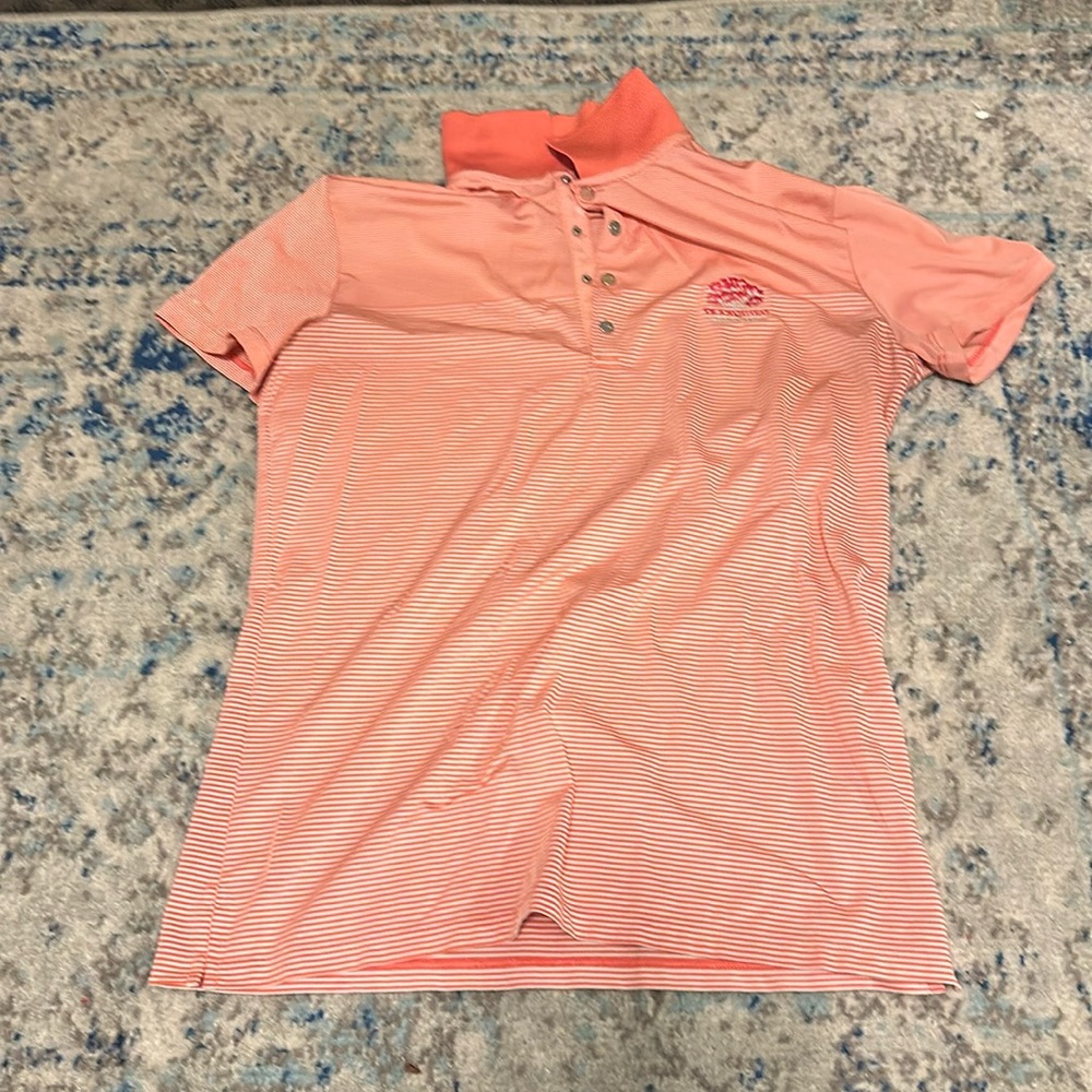 Golf polo RLX pink striped